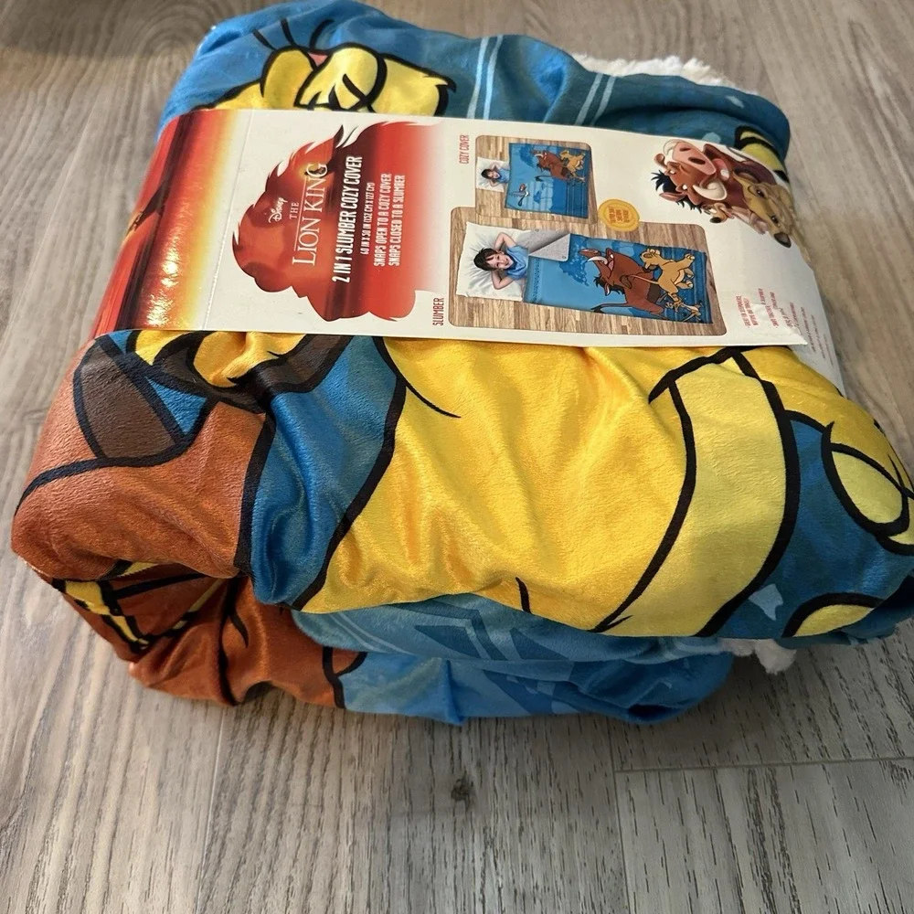 Disney The‎ Lion King 2 In 1 Slumber Cozy Cover 60x50
